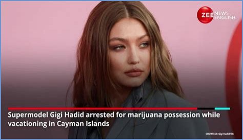 Gigi Hadid Mugshot: Is Gigi Hadid Arrested For Cocaine Or Cannabis?