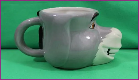 Rare Shrek Coffee Mug 2004 Dreamworks Galerie Large 3D Face Pencil Cup Large for Sale